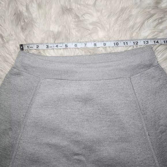 Theory Doreene Wool Metallic Skater Skirt - Picture 4 of 9